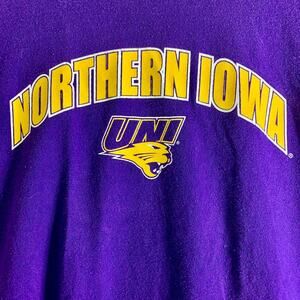 vintage 2000’s UNIVERSITY OF NORTHERN IOWA PANTHERS UNI double sided tee shirt M